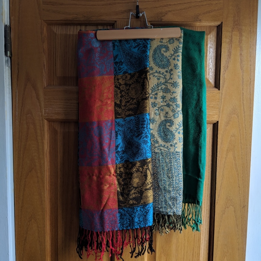 Pashmina scarves - bundle of 3